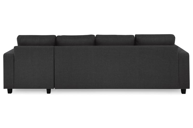 Crazy 4-sits Vändbar L-formad Divansoffa i Tyg - Antracit - Möbler - Vardagsrum - Soffor - Divansoffa & schäslong