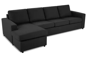 Crazy 4-sits Vändbar L-formad Divansoffa i Tyg - Antracit - Möbler - Vardagsrum - Soffor - Divansoffa & schäslong