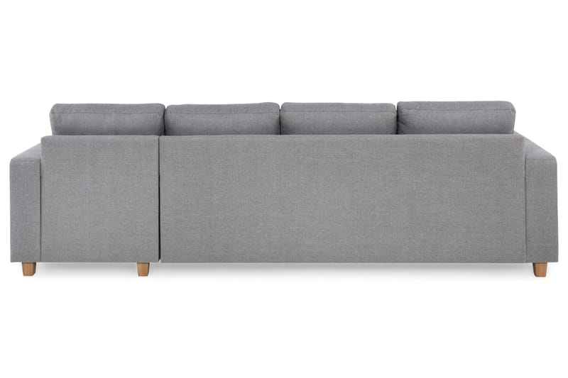 Crazy 4-sits Vändbar L-formad Divansoffa i Tyg - Grå - Möbler - Vardagsrum - Soffor - Divansoffa & schäslong
