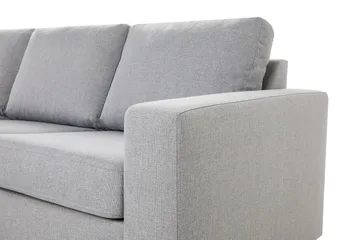 Crazy 4-sits Vändbar L-formad Divansoffa i Tyg - Grå - Möbler - Vardagsrum - Soffor - Divansoffa & schäslong