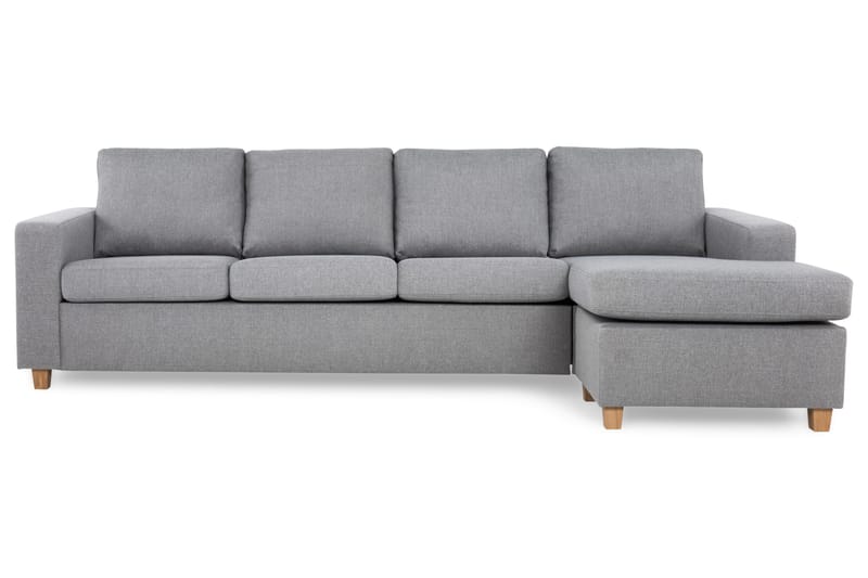 Crazy 4-sits Vändbar L-formad Divansoffa i Tyg - Grå - Möbler - Vardagsrum - Soffor - Divansoffa & schäslong