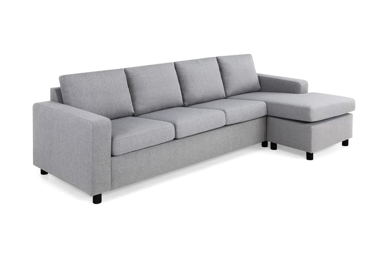 Crazy 4-sits Vändbar L-formad Divansoffa i Tyg - Grå - Möbler - Vardagsrum - Soffor - Divansoffa & schäslong