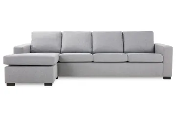Crazy 4-sits Vändbar L-formad Divansoffa i Tyg - Grå - Möbler - Vardagsrum - Soffor - Divansoffa & schäslong