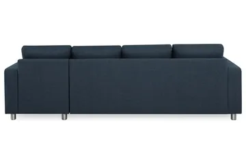 Crazy 4-sits Vändbar L-formad Divansoffa i Tyg - Mörkblå - Möbler - Vardagsrum - Soffor - Divansoffa & schäslong