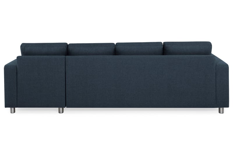 Crazy 4-sits Vändbar L-formad Divansoffa i Tyg - Mörkblå - Möbler - Vardagsrum - Soffor - Divansoffa & schäslong