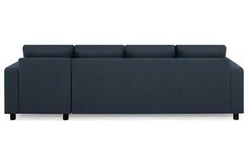 Crazy 4-sits Vändbar L-formad Divansoffa i Tyg - Mörkblå - Möbler - Vardagsrum - Soffor - Divansoffa & schäslong