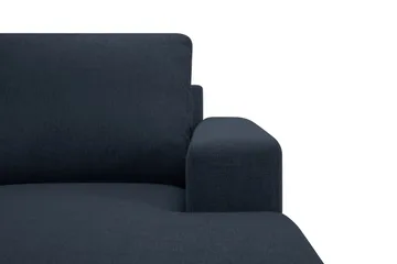 Crazy 4-sits Vändbar L-formad Divansoffa i Tyg - Mörkblå - Möbler - Vardagsrum - Soffor - Divansoffa & schäslong