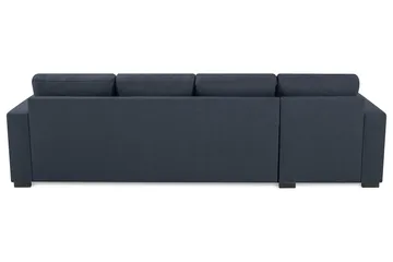 Crazy 4-sits Vändbar L-formad Divansoffa i Tyg - Mörkblå - Möbler - Vardagsrum - Soffor - Divansoffa & schäslong