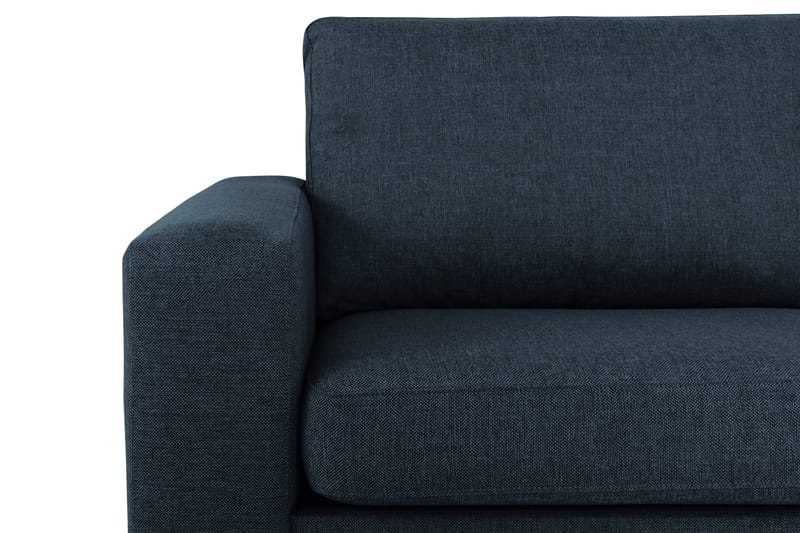 Crazy 4-sits Vändbar L-formad Divansoffa i Tyg - Mörkblå - Möbler - Vardagsrum - Soffor - Divansoffa & schäslong