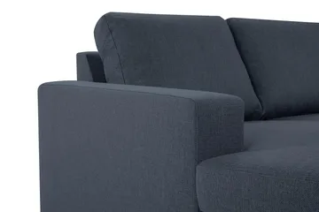 Crazy 4-sits Vändbar L-formad Divansoffa i Tyg - Mörkblå - Möbler - Vardagsrum - Soffor - Divansoffa & schäslong