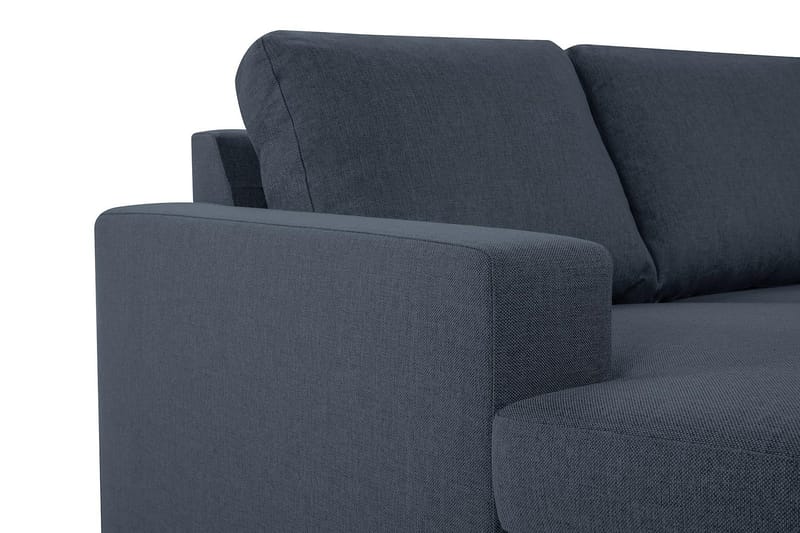 Crazy 4-sits Vändbar L-formad Divansoffa i Tyg - Mörkblå - Möbler - Vardagsrum - Soffor - Divansoffa & schäslong