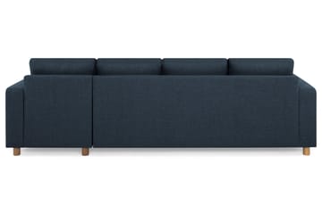 Crazy 4-sits Vändbar L-formad Divansoffa i Tyg - Mörkblå - Möbler - Vardagsrum - Soffor - Divansoffa & schäslong