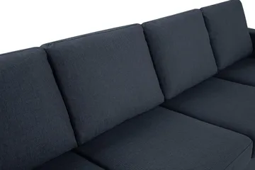 Crazy 4-sits Vändbar L-formad Divansoffa i Tyg - Mörkblå - Möbler - Vardagsrum - Soffor - Divansoffa & schäslong
