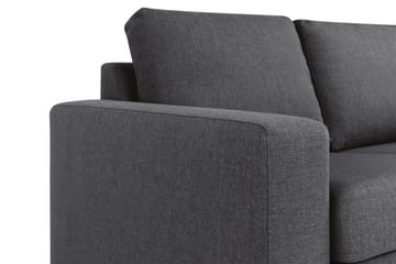 Crazy 4-sits Vändbar L-formad Divansoffa i Tyg - Mörkgrå - Möbler - Vardagsrum - Soffor - Divansoffa & schäslong