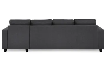 Crazy 4-sits Vändbar L-formad Divansoffa i Tyg - Mörkgrå - Möbler - Vardagsrum - Soffor - Divansoffa & schäslong