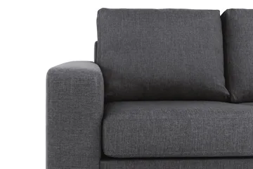 Crazy 4-sits Vändbar L-formad Divansoffa i Tyg - Mörkgrå - Möbler - Vardagsrum - Soffor - Divansoffa & schäslong