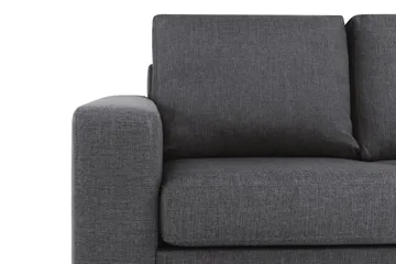 Crazy 4-sits Vändbar L-formad Divansoffa i Tyg - Mörkgrå - Möbler - Vardagsrum - Soffor - Divansoffa & schäslong