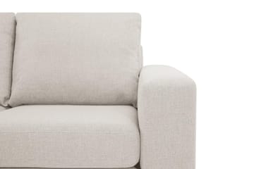 Crazy 4-sits Vänstervänd L-formad Schäslongsoffa i Tyg - Beige - Möbler - Vardagsrum - Soffor - Divansoffa & schäslong