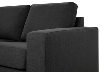Crazy 4-sits Vänstervänd L-formad Schäslongsoffa i Tyg - Mörkgrå - Möbler - Vardagsrum - Soffor - Divansoffa & schäslong