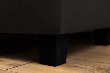 Crazy 4-sits Vänstervänd U-formad Large Soffa med Divan och Schäslong i Tyg - Antracit - Möbler - Vardagsrum - Soffor - U-soffor