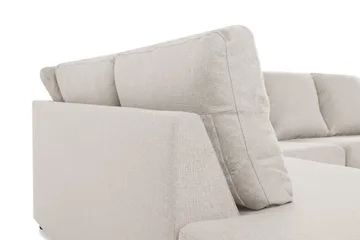 Crazy 4-sits Vänstervänd U-formad Large Soffa med Divan och Schäslong i Tyg - Beige - Möbler - Vardagsrum - Soffor - U-soffor