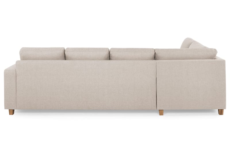Crazy 4-sits Vänstervänd U-formad Large Soffa med Divan och Schäslong i Tyg - Beige - Möbler - Vardagsrum - Soffor - U-soffor