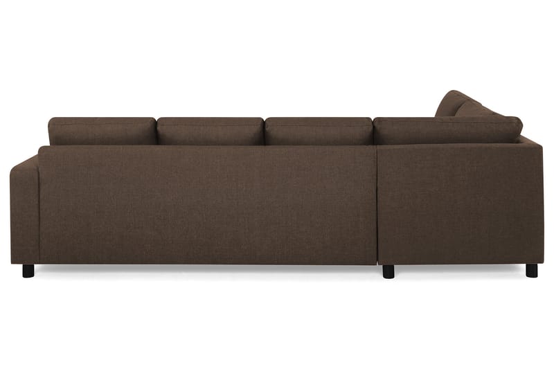 Crazy 4-sits Vänstervänd U-formad Large Soffa med Divan och Schäslong i Tyg - Brun - Möbler - Vardagsrum - Soffor - U-soffor
