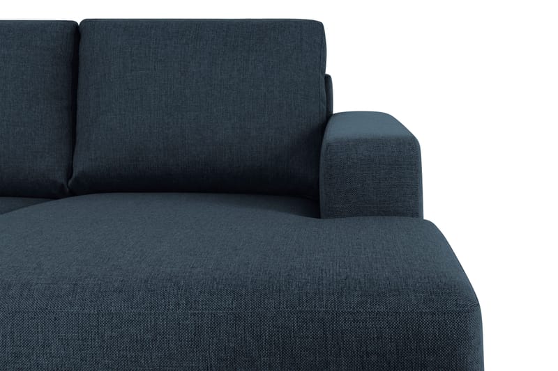 Crazy 4-sits Vänstervänd U-formad Large Soffa med Divan och Schäslong i Tyg - Mörkblå - Möbler - Vardagsrum - Soffor - U-soffor