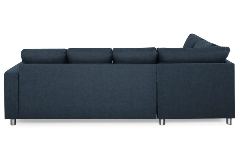Crazy 4-sits Vänstervänd U-formad Large Soffa med Divan och Schäslong i Tyg - Mörkblå - Möbler - Vardagsrum - Soffor - U-soffor