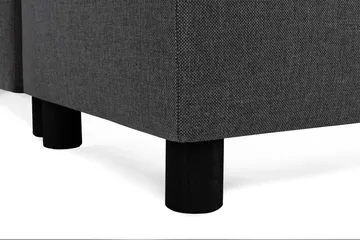 Crazy 5-sits Högervänd U-formad X-Large Soffa med Divan och Schäslong i Tyg - Antracit - Möbler - Vardagsrum - Soffor - U-soffor