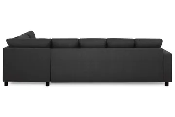 Crazy 5-sits Högervänd U-formad X-Large Soffa med Divan och Schäslong i Tyg - Antracit - Möbler - Vardagsrum - Soffor - U-soffor