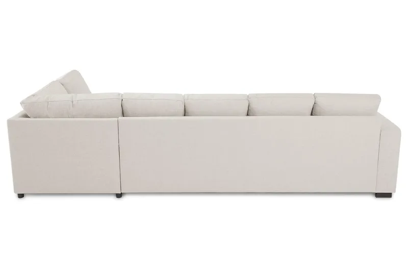 Crazy 5-sits Högervänd U-formad X-Large Soffa med Divan och Schäslong i Tyg - Beige - Möbler - Vardagsrum - Soffor - U-soffor