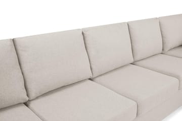 Crazy 5-sits Högervänd U-formad X-Large Soffa med Divan och Schäslong i Tyg - Beige - Möbler - Vardagsrum - Soffor - U-soffor