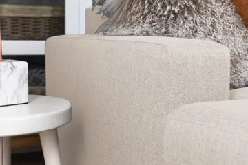 Crazy 5-sits Högervänd U-formad X-Large Soffa med Divan och Schäslong i Tyg - Beige - Möbler - Vardagsrum - Soffor - U-soffor