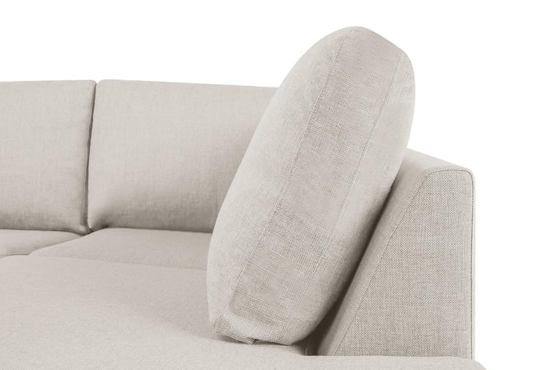 Crazy 5-sits Högervänd U-formad X-Large Soffa med Divan och Schäslong i Tyg - Beige - Möbler - Vardagsrum - Soffor - U-soffor