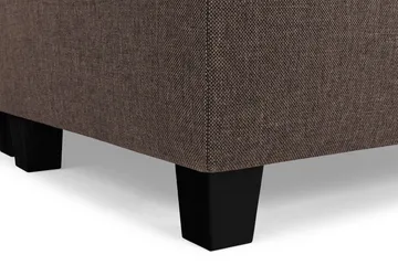 Crazy 5-sits Högervänd U-formad X-Large Soffa med Divan och Schäslong i Tyg - Brun - Möbler - Vardagsrum - Soffor - U-soffor