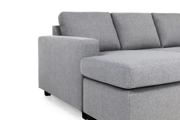 Crazy 5-sits Högervänd U-formad X-Large Soffa med Divan och Schäslong i Tyg - Grå - Möbler - Vardagsrum - Soffor - U-soffor