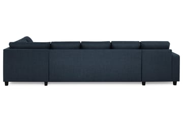 Crazy 5-sits Högervänd U-formad X-Large Soffa med Divan och Schäslong i Tyg - Mörkblå - Möbler - Vardagsrum - Soffor - U-soffor