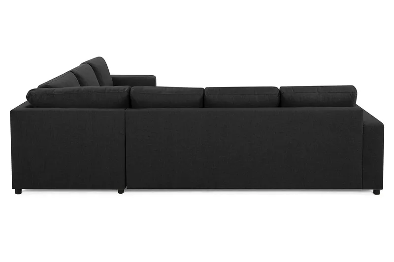 Crazy 5-sits Vändbar L-formad Large Hörnsoffa i Tyg - Antracit - Möbler - Vardagsrum - Soffor - Hörnsoffor