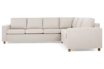Crazy 5-sits Vändbar L-formad Large Hörnsoffa i Tyg - Beige - Möbler - Vardagsrum - Soffor - Hörnsoffor