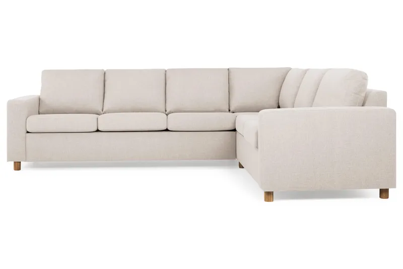 Crazy 5-sits Vändbar L-formad Large Hörnsoffa i Tyg - Beige - Möbler - Vardagsrum - Soffor - Hörnsoffor