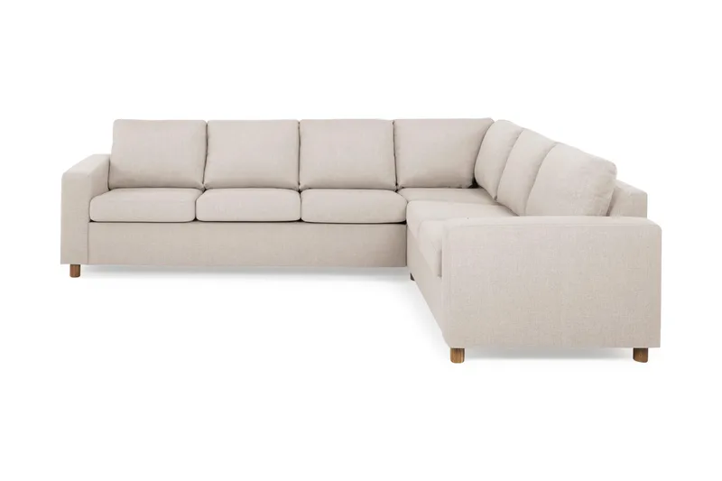 Crazy 5-sits Vändbar L-formad Large Hörnsoffa i Tyg - Beige - Möbler - Vardagsrum - Soffor - Hörnsoffor