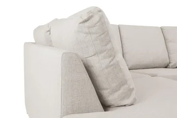 Crazy 5-sits Vänstervänd U-formad Soffa med Divan och Schäslong i Tyg - Beige - Möbler - Vardagsrum - Soffor - U-soffor