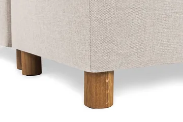 Crazy 5-sits Vänstervänd U-formad Soffa med Divan och Schäslong i Tyg - Beige - Möbler - Vardagsrum - Soffor - U-soffor