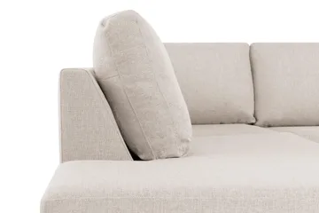 Crazy 5-sits Vänstervänd U-formad Soffa med Divan och Schäslong i Tyg - Beige - Möbler - Vardagsrum - Soffor - U-soffor