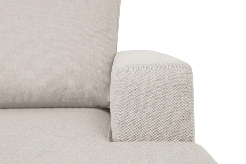 Crazy 5-sits Vänstervänd U-formad Soffa med Divan och Schäslong i Tyg - Beige - Möbler - Vardagsrum - Soffor - U-soffor
