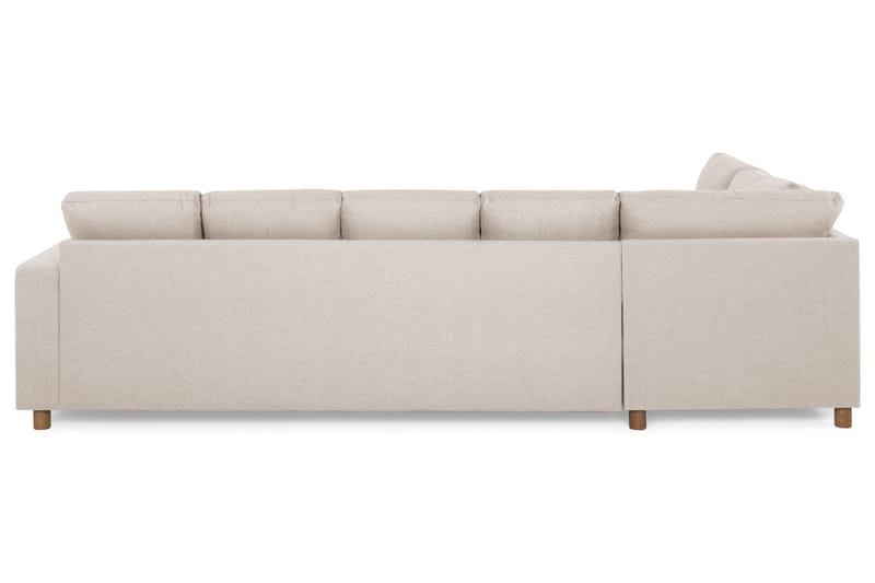 Crazy 5-sits Vänstervänd U-formad Soffa med Divan och Schäslong i Tyg - Beige - Möbler - Vardagsrum - Soffor - U-soffor