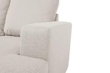 Crazy 5-sits Vänstervänd U-formad Soffa med Divan och Schäslong i Tyg - Beige - Möbler - Vardagsrum - Soffor - U-soffor