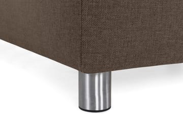 Crazy 5-sits Vänstervänd U-formad Soffa med Divan och Schäslong i Tyg - Brun - Möbler - Vardagsrum - Soffor - U-soffor