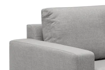 Crazy 5-sits Vänstervänd U-formad Soffa med Divan och Schäslong i Tyg - Grå - Möbler - Vardagsrum - Soffor - U-soffor